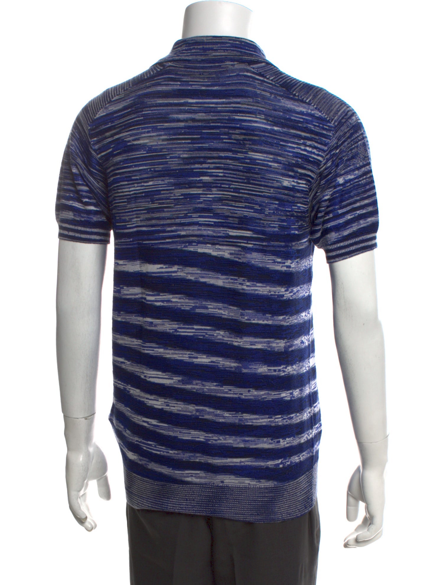 Missoni Striped Collar Polo Shirt