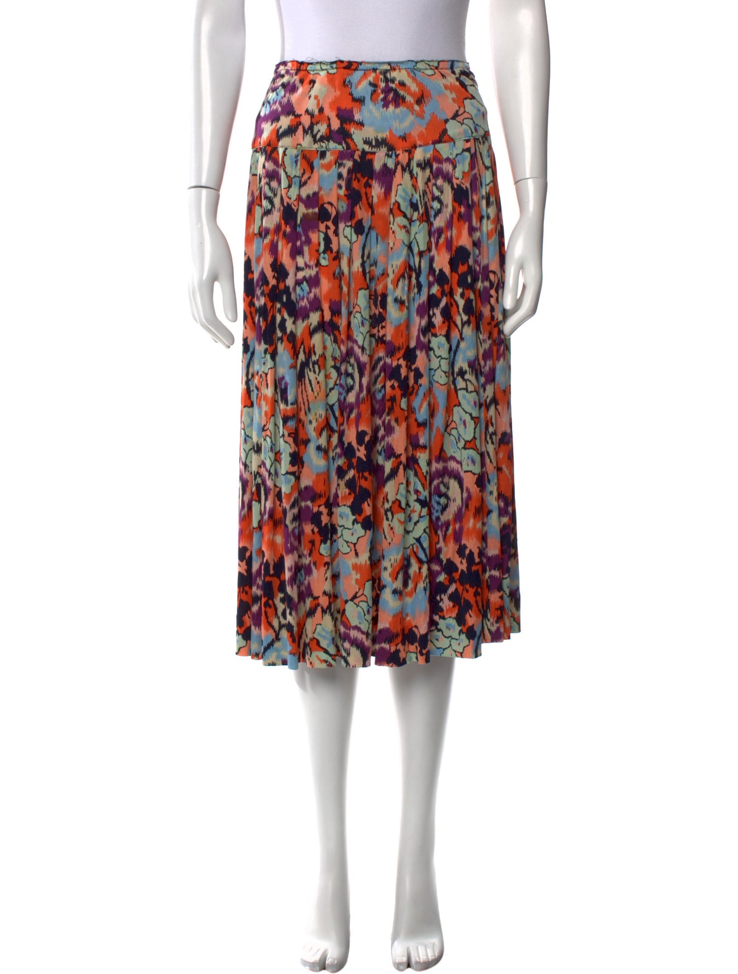 Missoni Floral Print Midi Length Skirt
