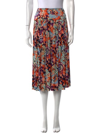 Missoni Floral Print Midi Length Skirt