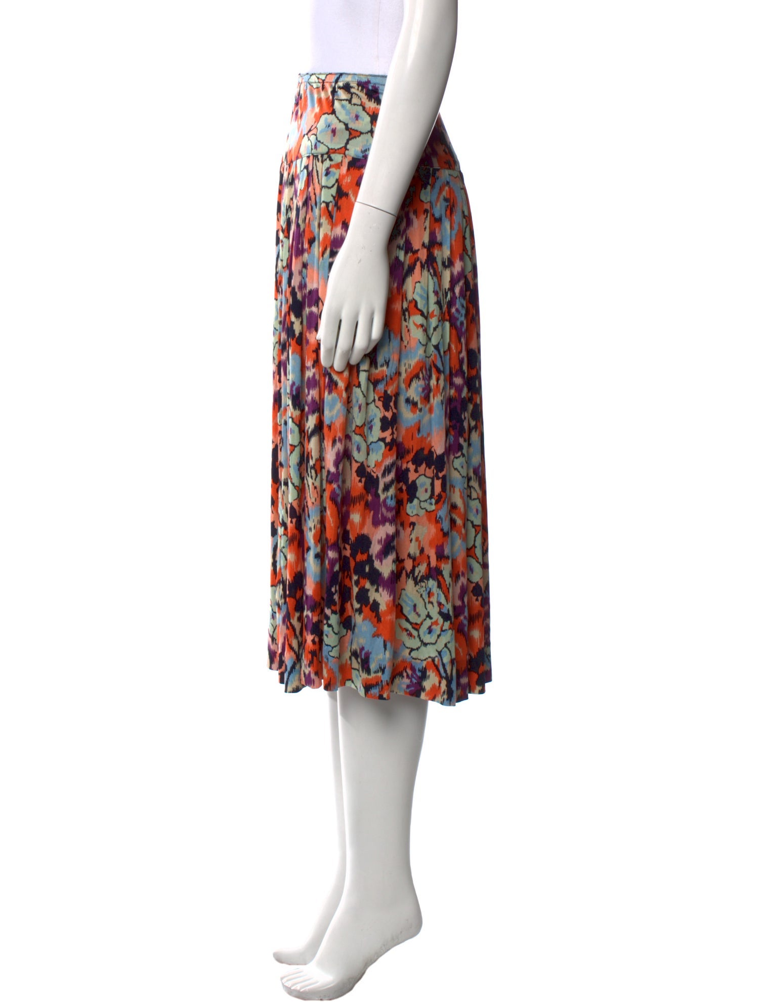 Missoni Floral Print Midi Length Skirt