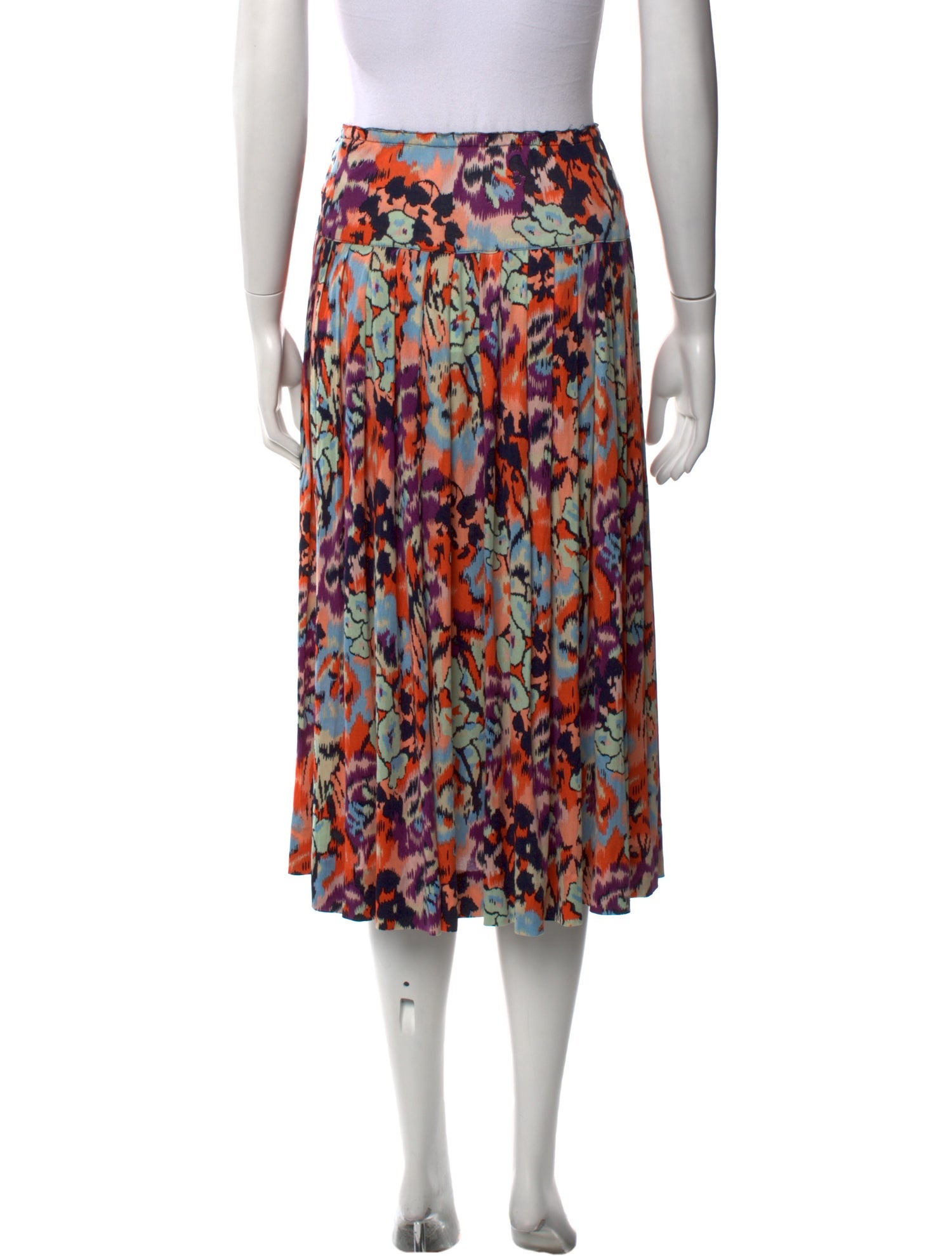 Missoni Floral Print Midi Length Skirt