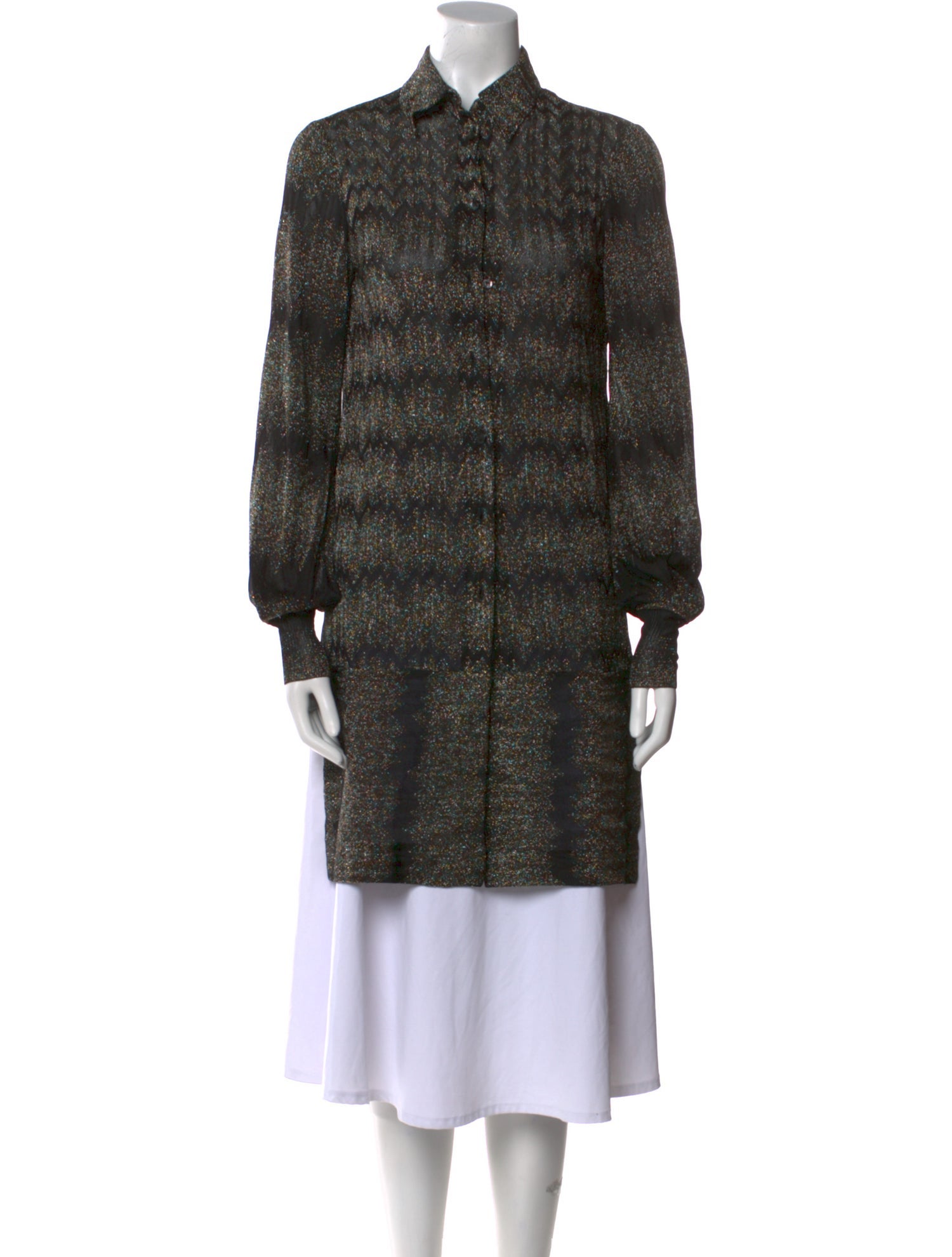 Missoni Printed Long Sleeve Tunic