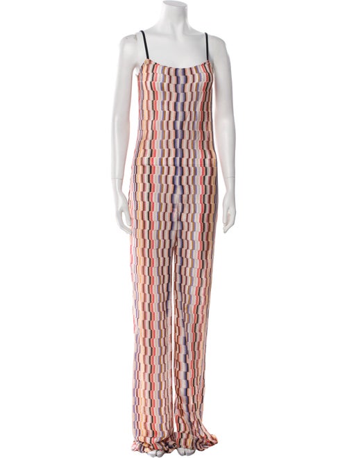 Missoni Striped Square Neckline Jumpsuit