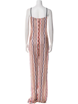 Missoni Striped Square Neckline Jumpsuit