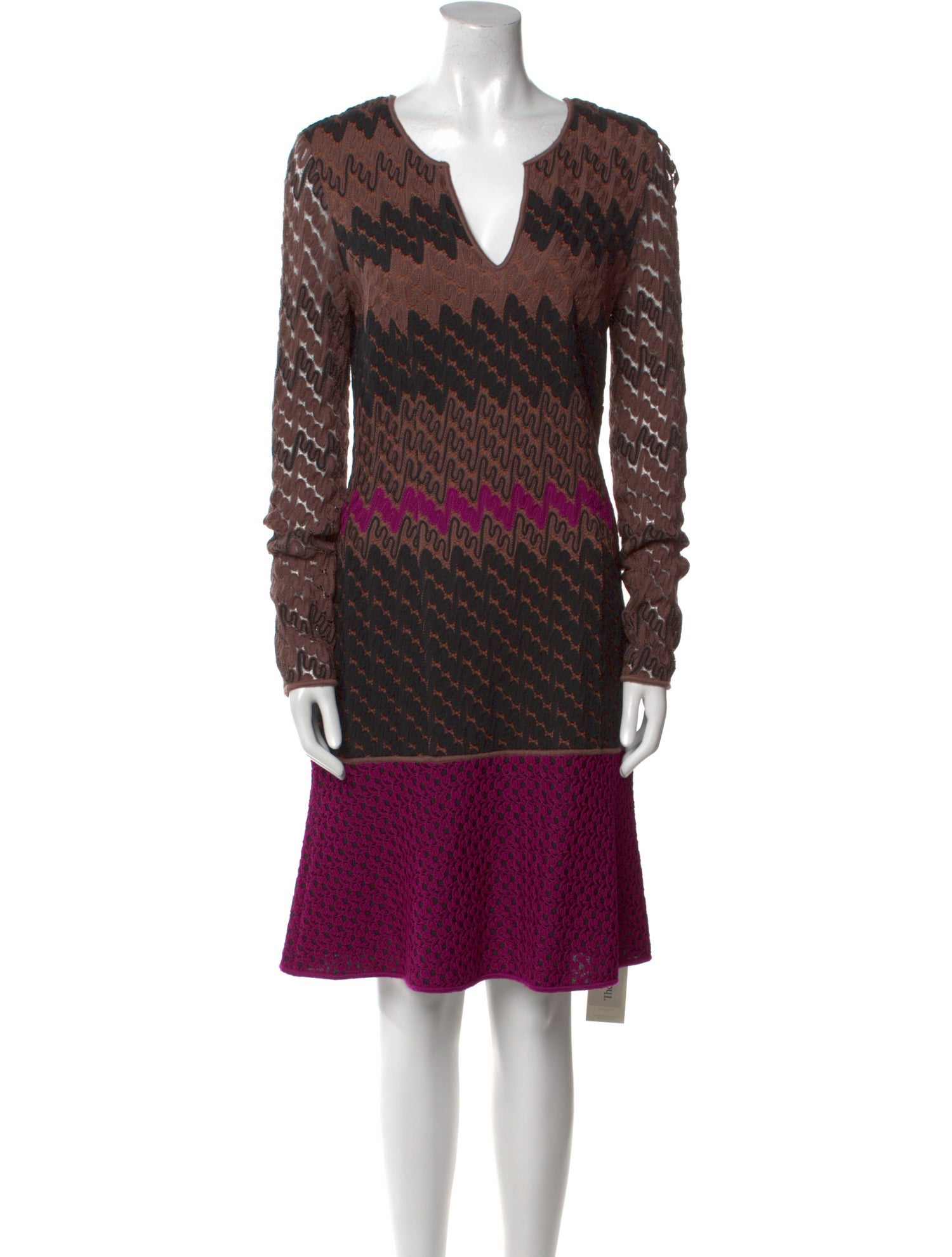 Missoni Printed Knee-Length Dress