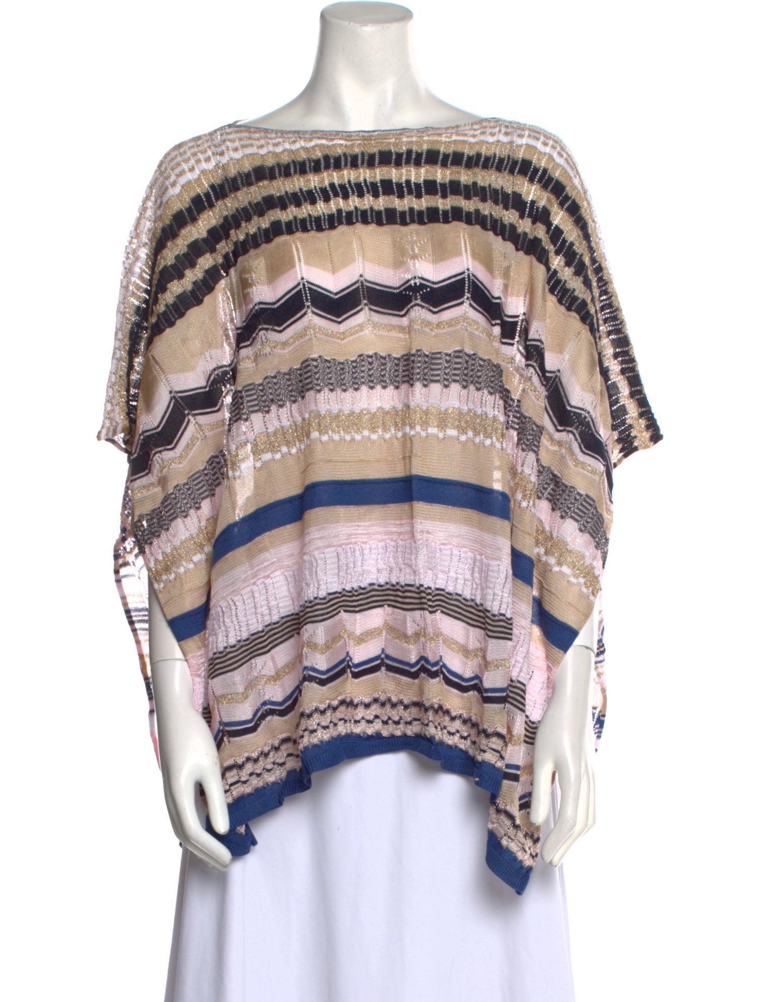 Missoni Striped Bateau Neckline Sweater w/ Tags