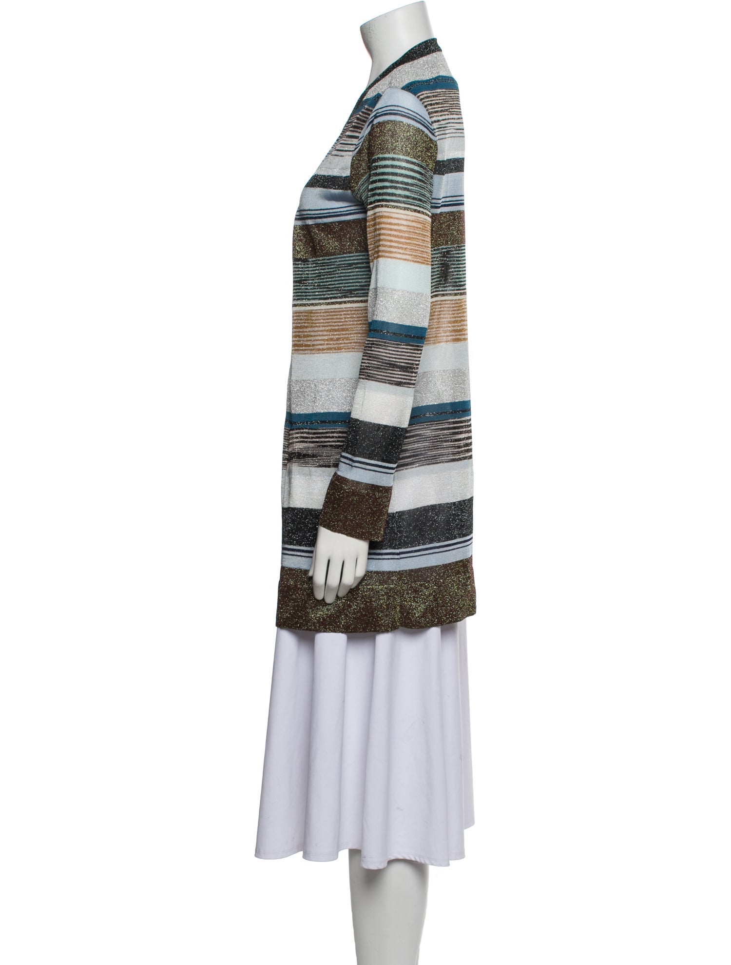 Missoni Striped Open Front Sweater