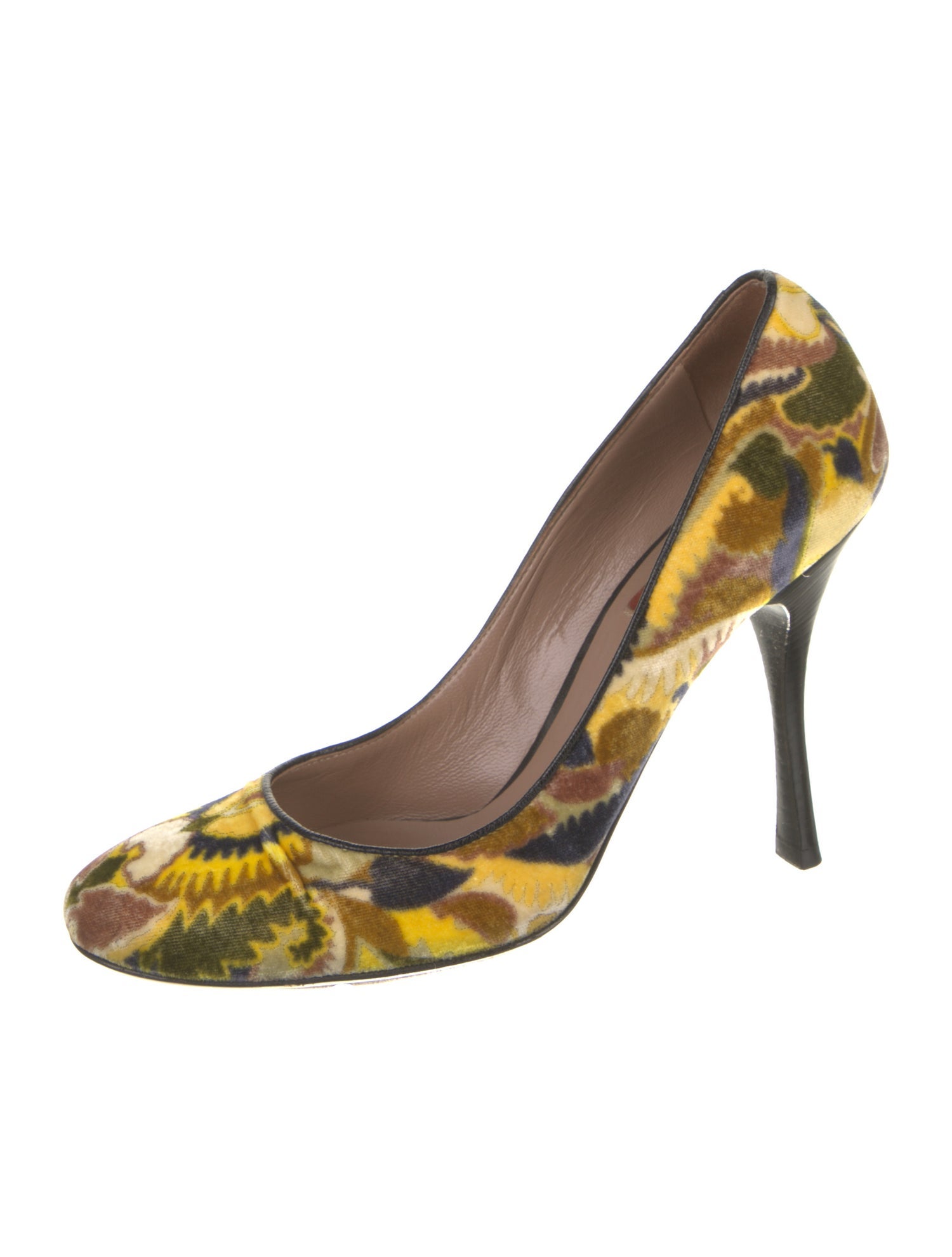Missoni Velvet Printed Pumps