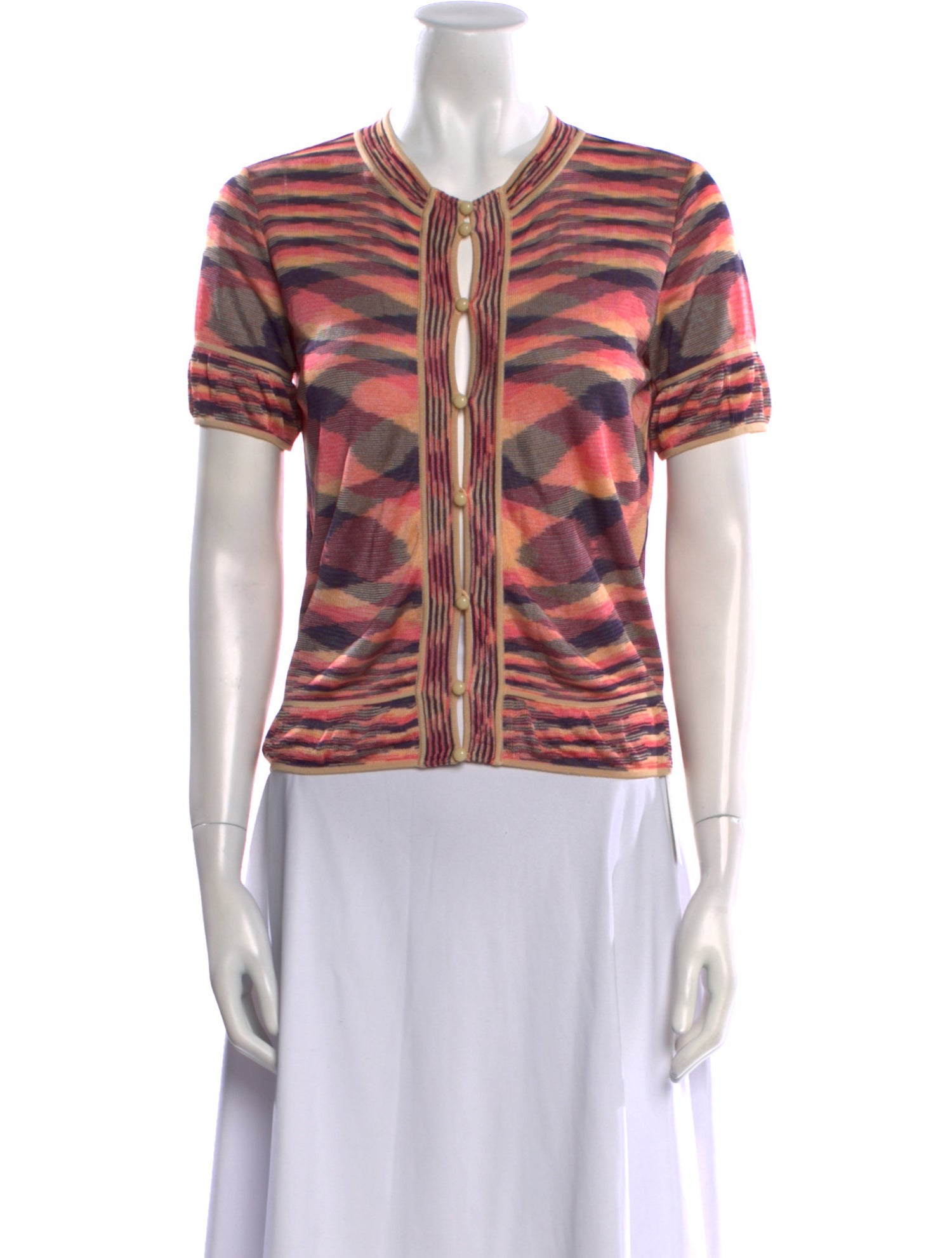 Missoni Striped Crew Neck Sweater