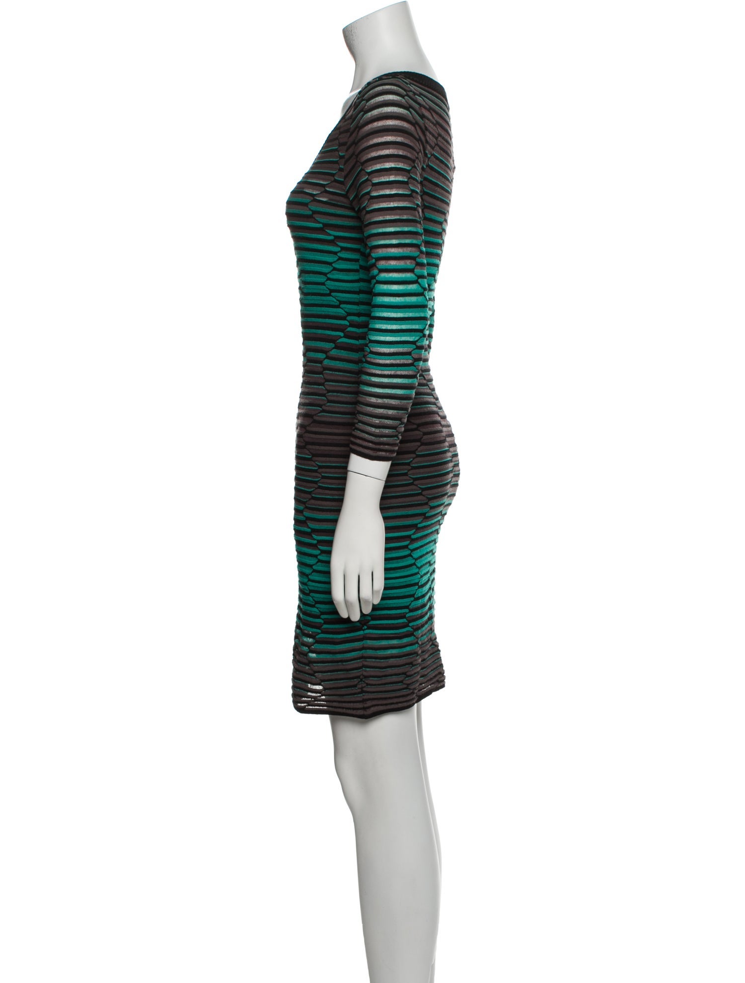 M Missoni Striped Mini Dress