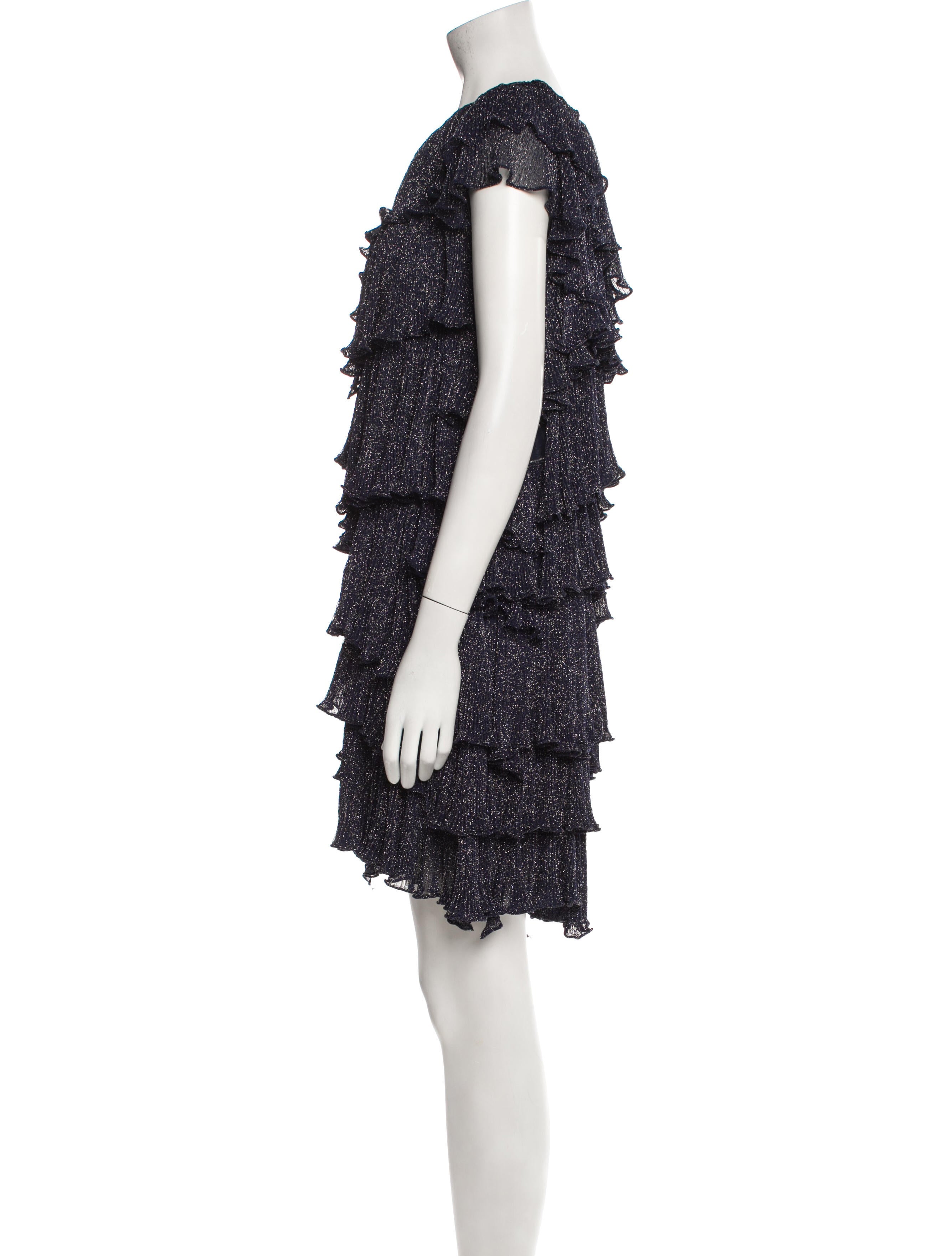 Missoni One-Shoulder Knee-Length Dress