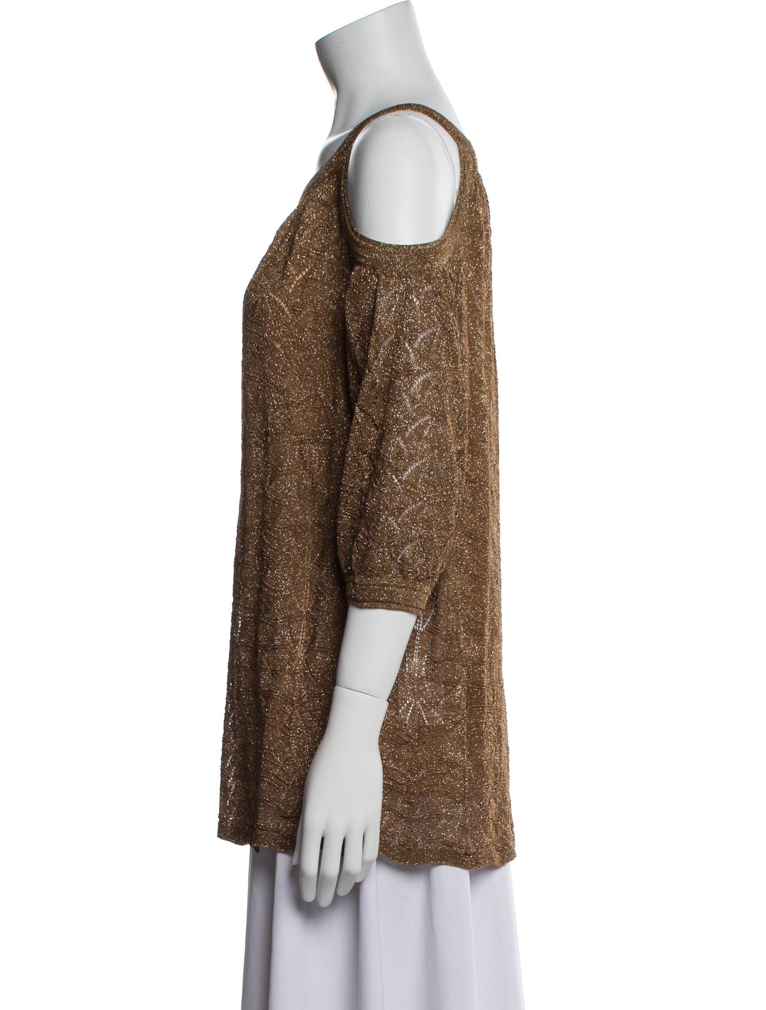 Missoni Patterned Scoop Neck Blouse