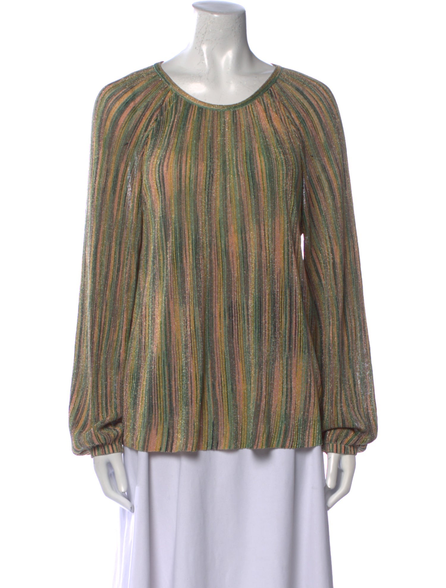 Missoni Printed Scoop Neck Blouse