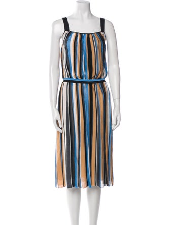 Missoni Striped Midi Length Dress