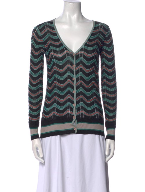 Missoni Striped V-Neck Sweater