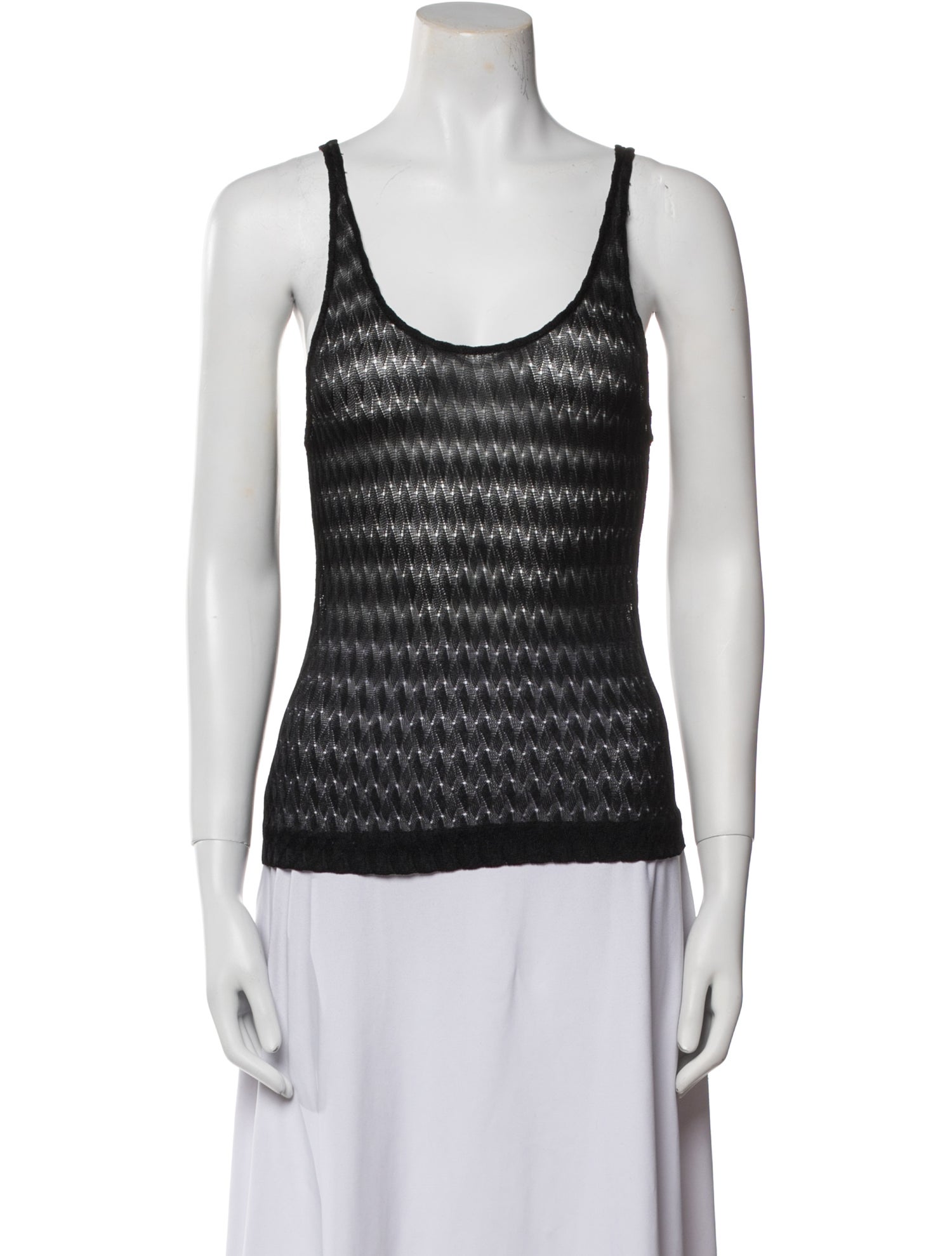 Missoni Printed Scoop Neck Top