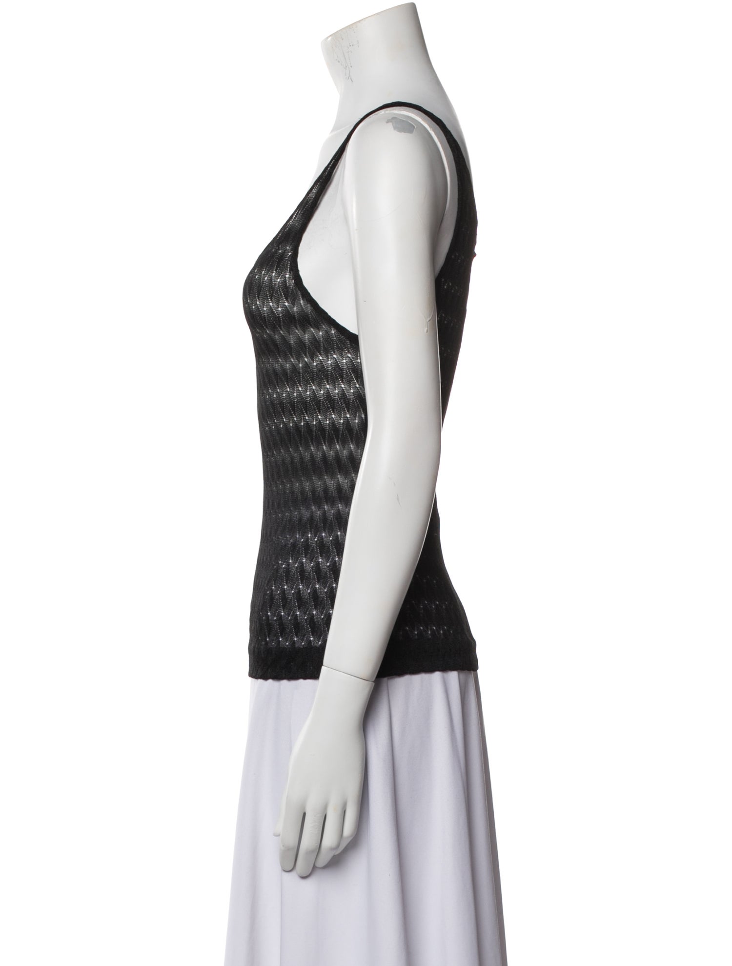 Missoni Printed Scoop Neck Top