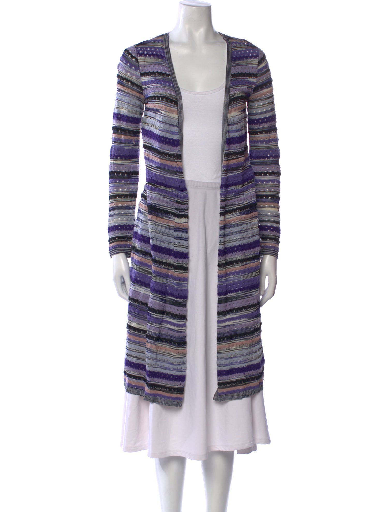 Missoni Striped Open Front Sweater