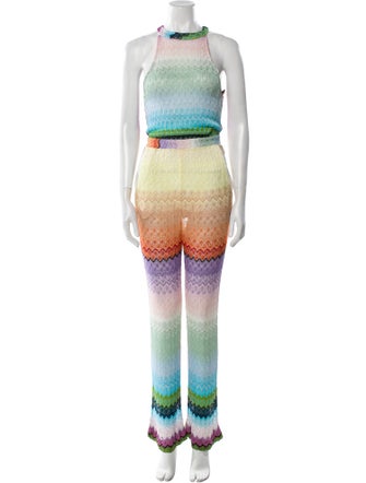 Missoni Printed Halterneck Jumpsuit
