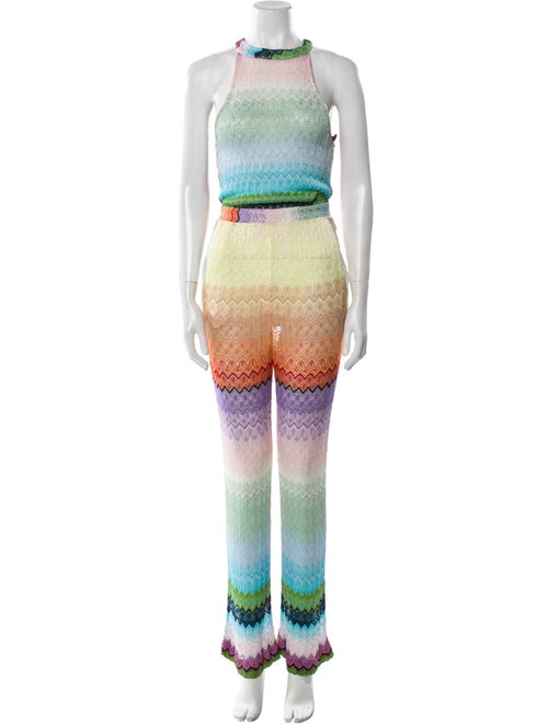 Missoni Printed Halterneck Jumpsuit