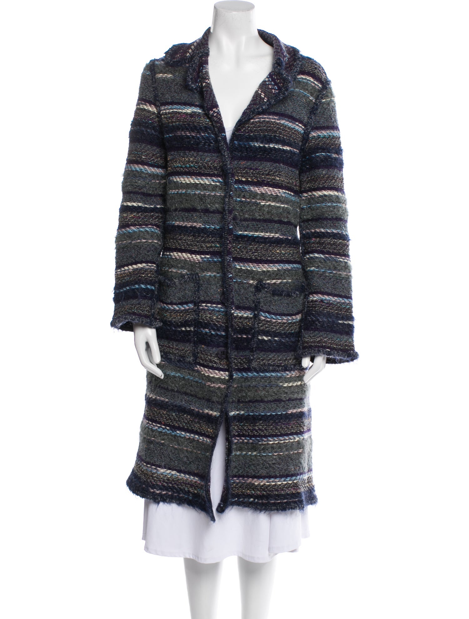 Missoni Plaid Print Coat