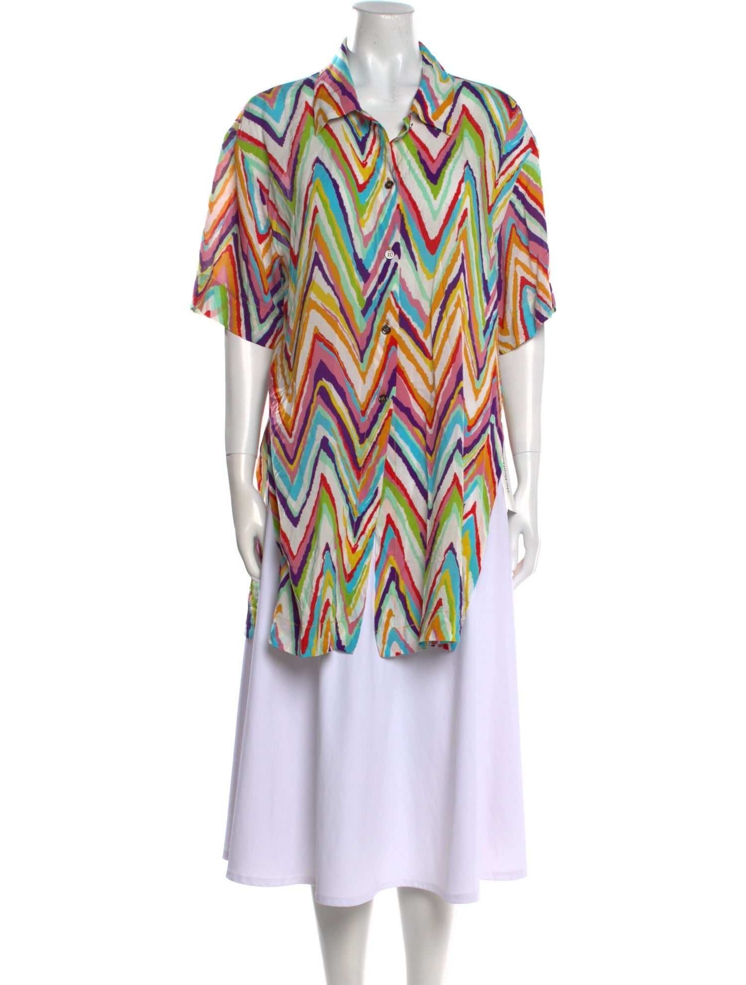 Missoni Printed Short Sleeve Tunic