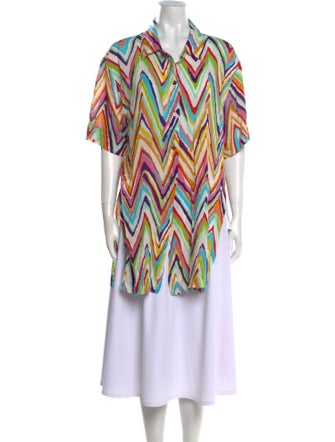 Missoni Printed Short Sleeve Tunic