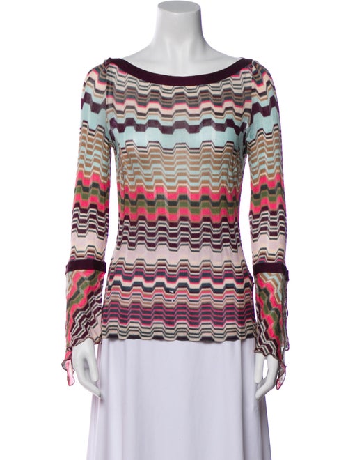 Missoni Printed Scoop Neck Top