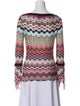 Missoni Printed Scoop Neck Top