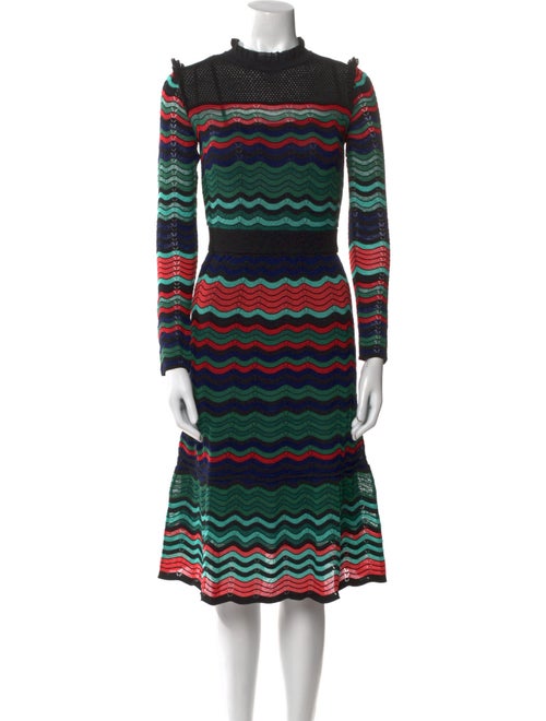 Missoni Striped Knee-Length Dress