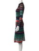 Missoni Striped Knee-Length Dress
