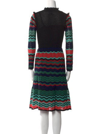 Missoni Striped Knee-Length Dress