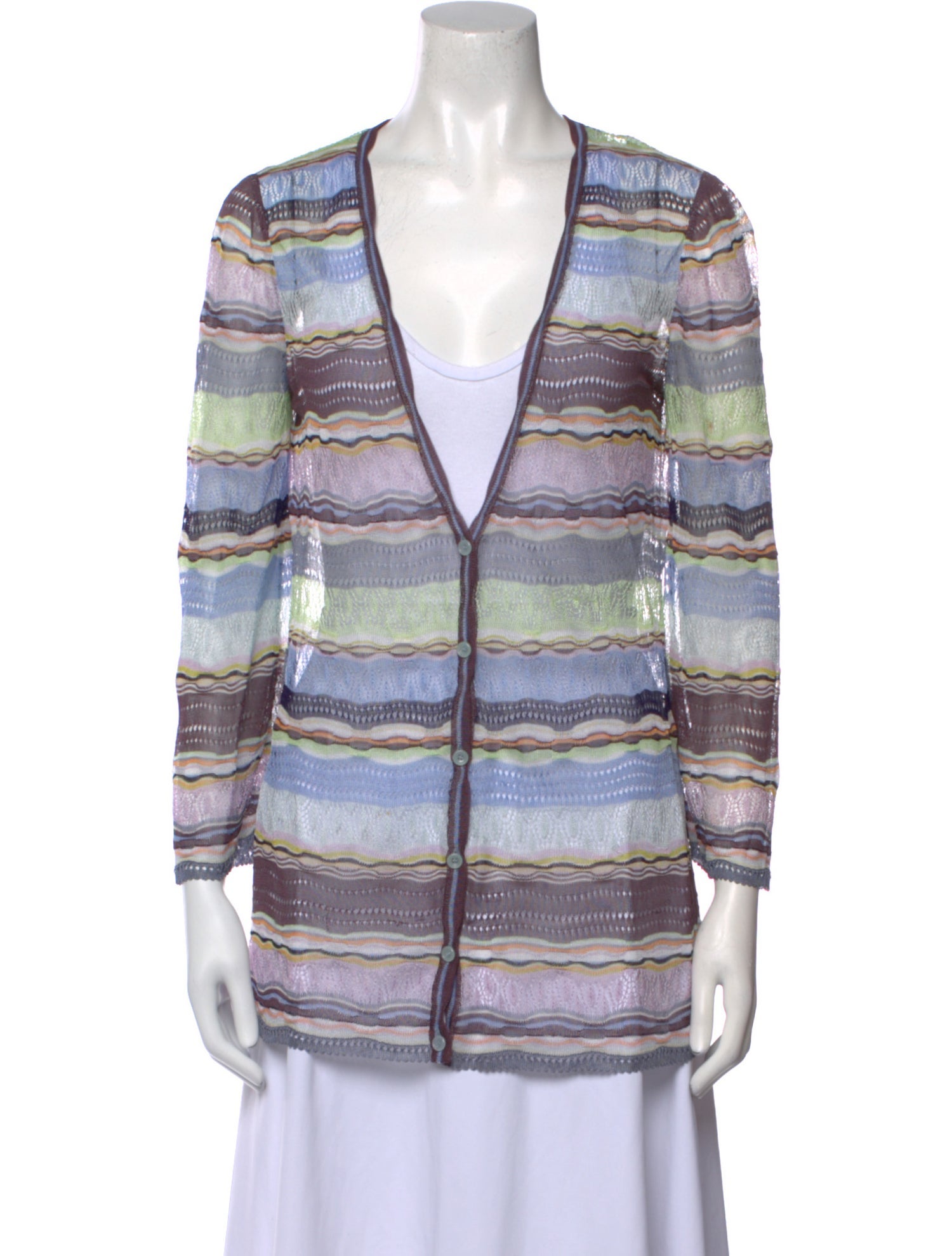 Missoni Striped V-Neck Sweater
