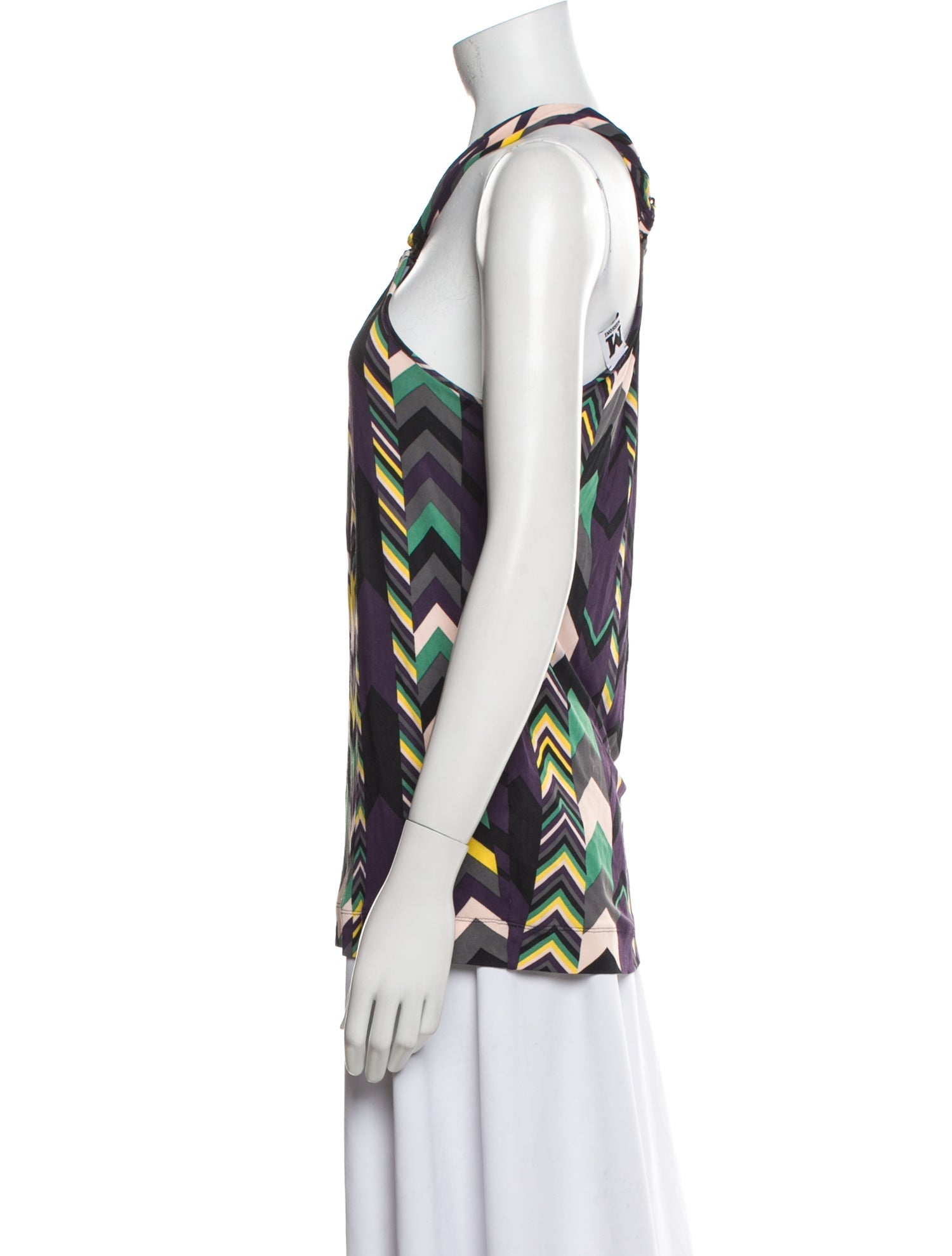 Missoni Printed Halterneck Blouse