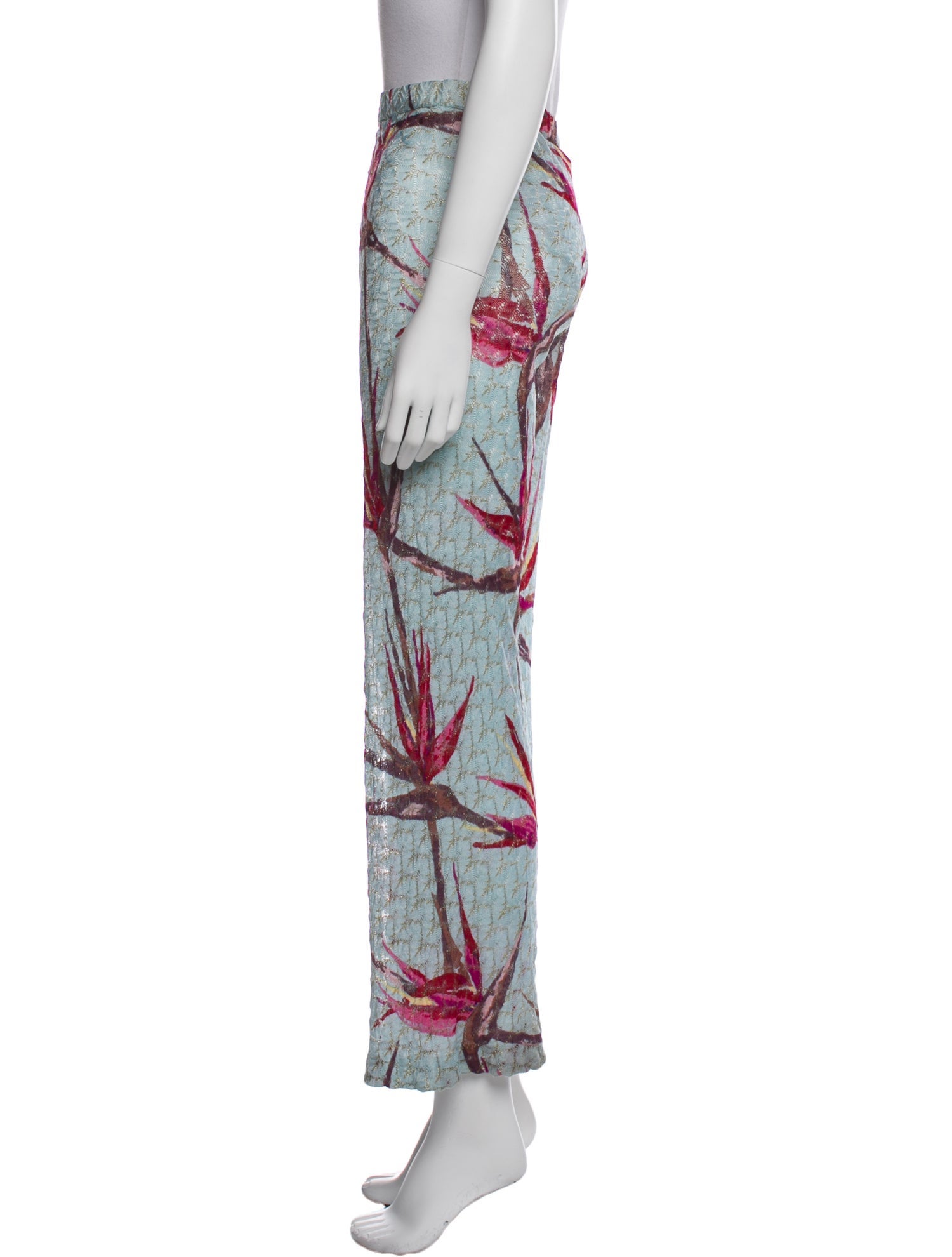 Missoni Floral Print Wide Leg Pants