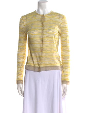 Missoni Striped Crew Neck Top