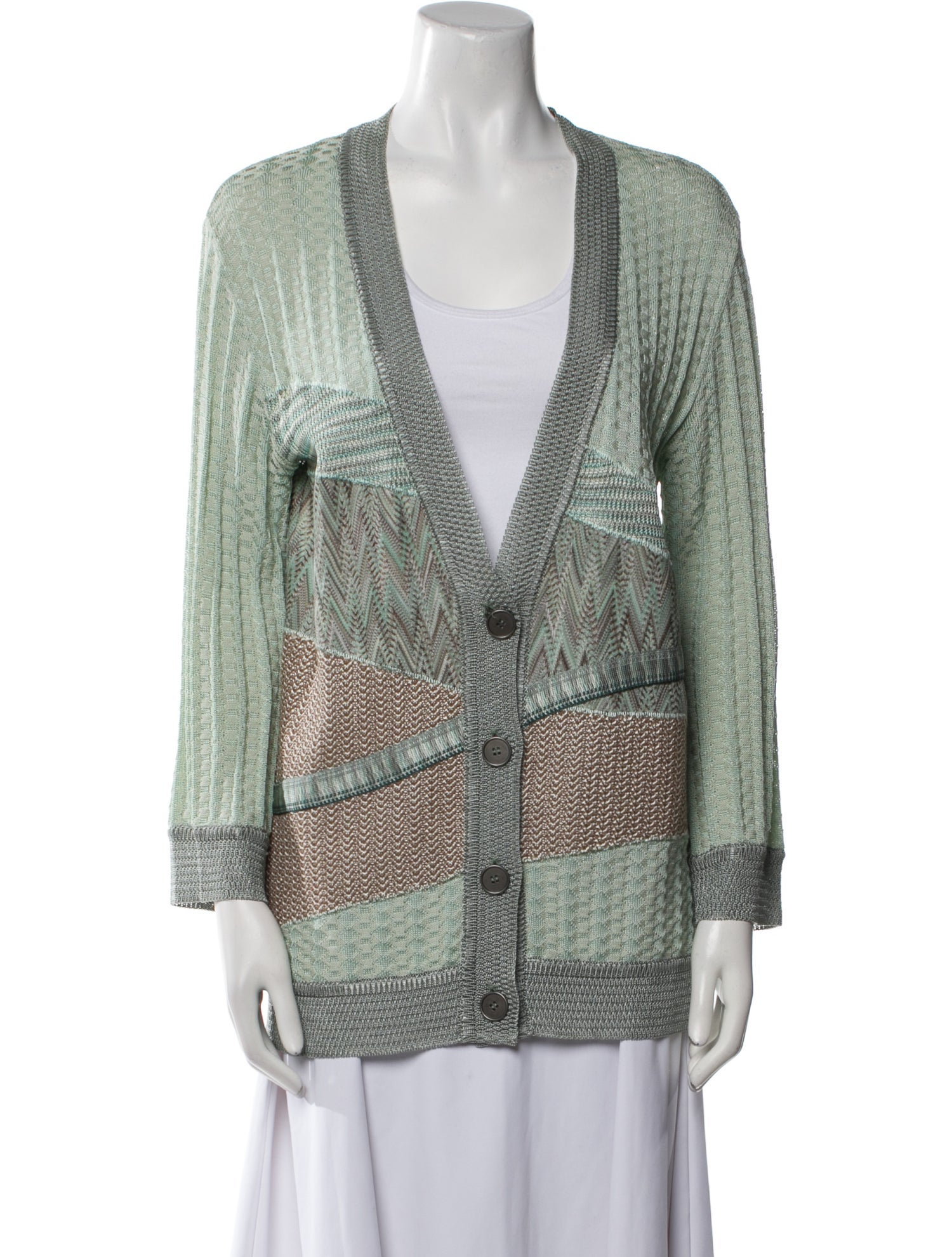 Missoni Striped V-Neck Sweater