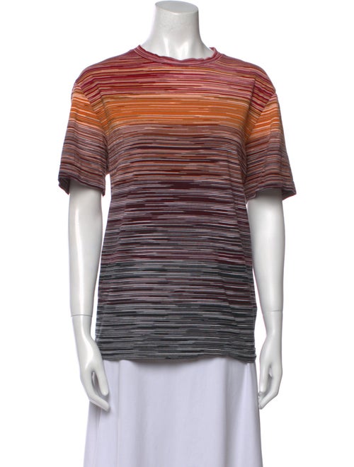 Missoni Striped Bateau Neckline T-Shirt