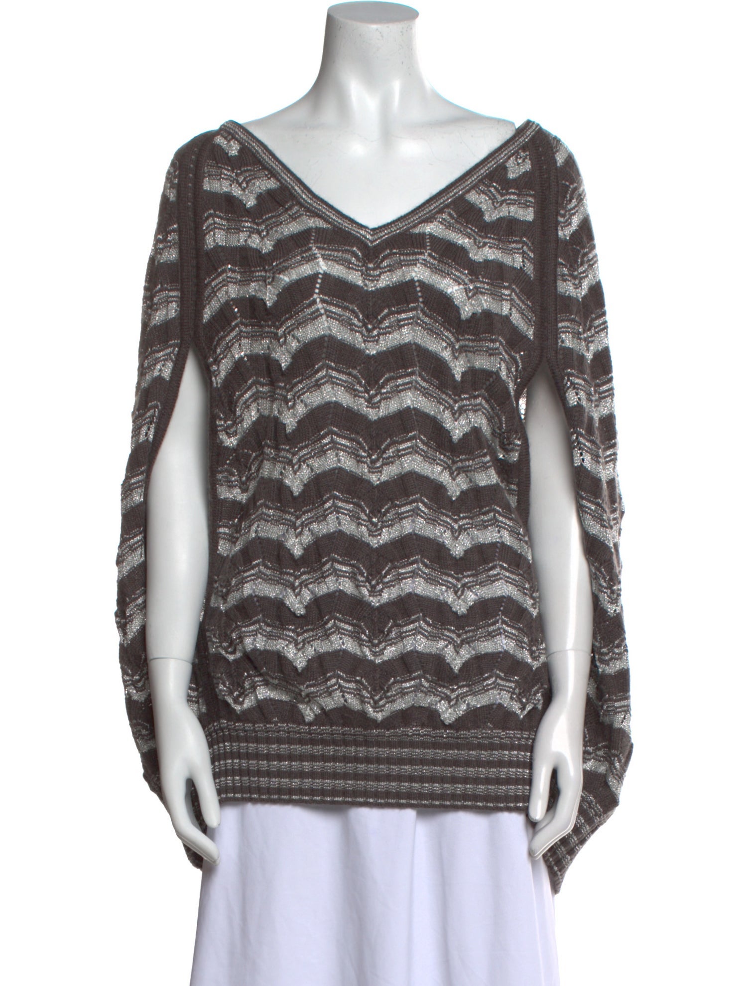 Missoni Striped V-Neck Sweater