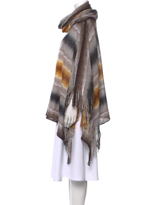 Missoni Wool Turtleneck Poncho