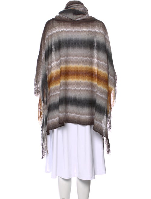 Missoni Wool Turtleneck Poncho
