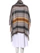 Missoni Wool Turtleneck Poncho