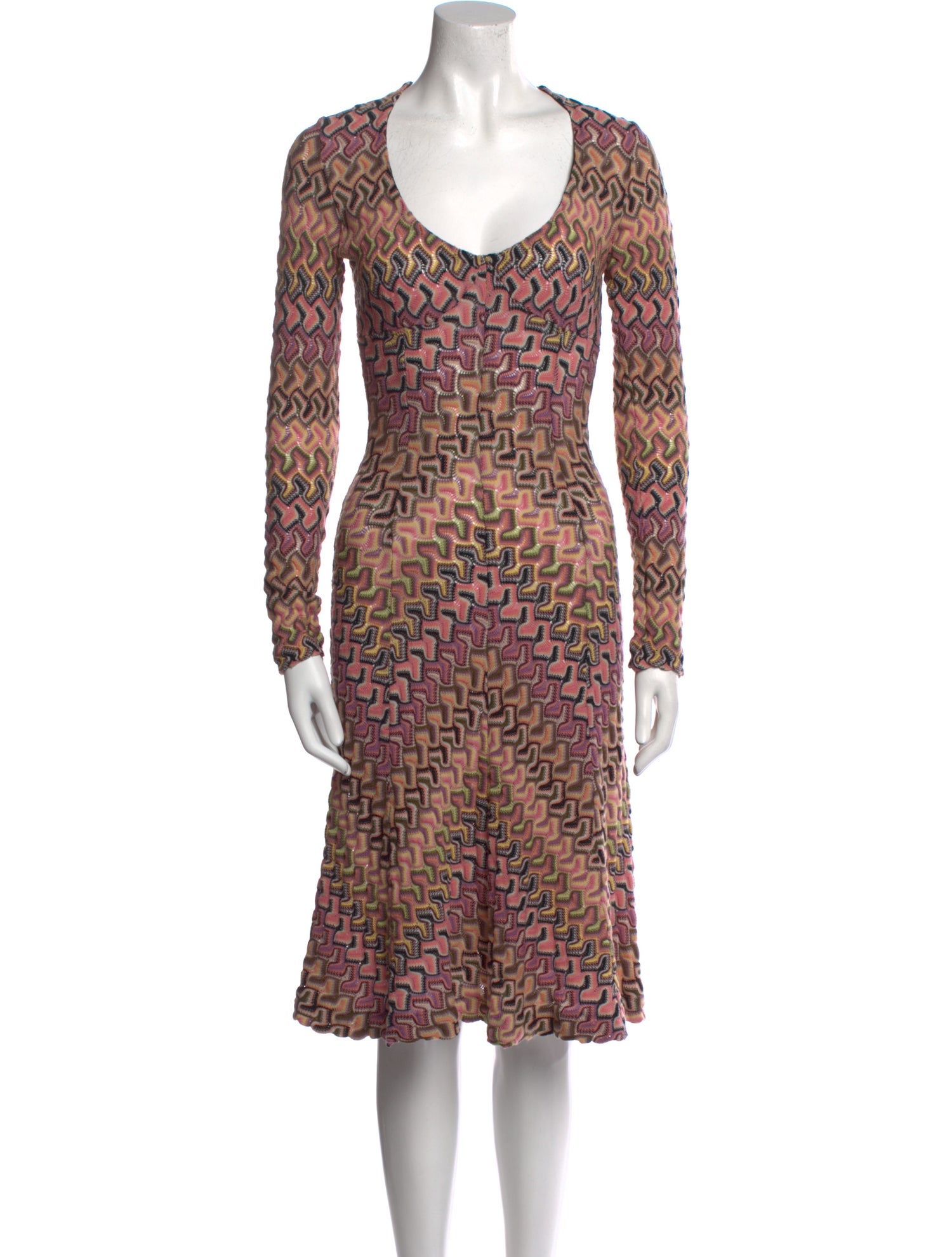 Missoni Wool Midi Length Dress