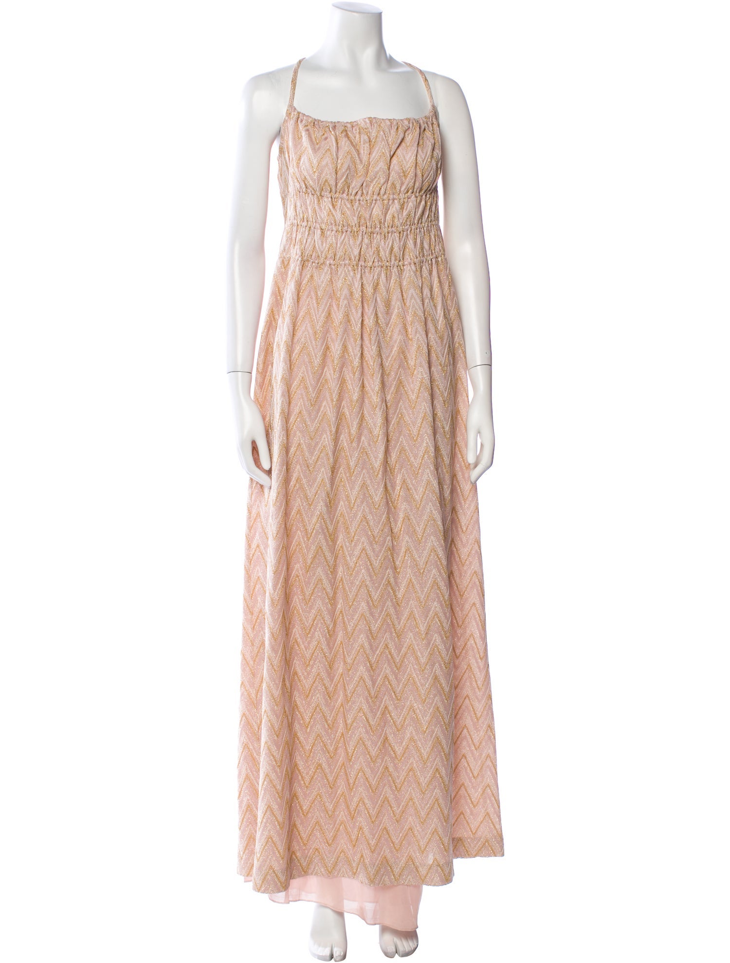 Missoni Square Neckline Midi Length Dress