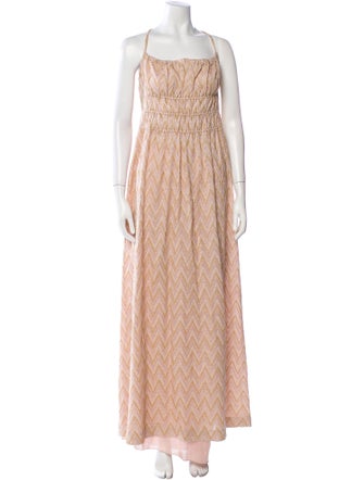 Missoni Square Neckline Midi Length Dress