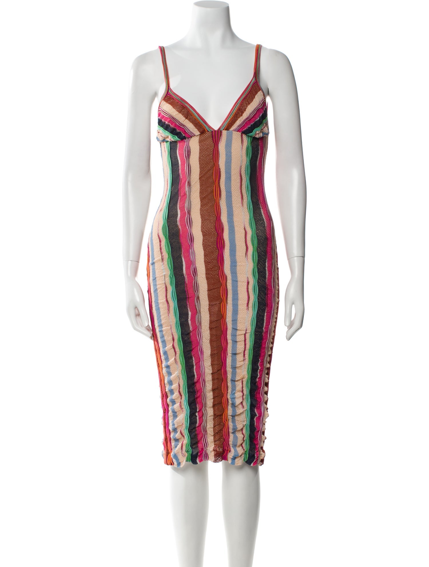 Missoni Striped Midi Length Dress