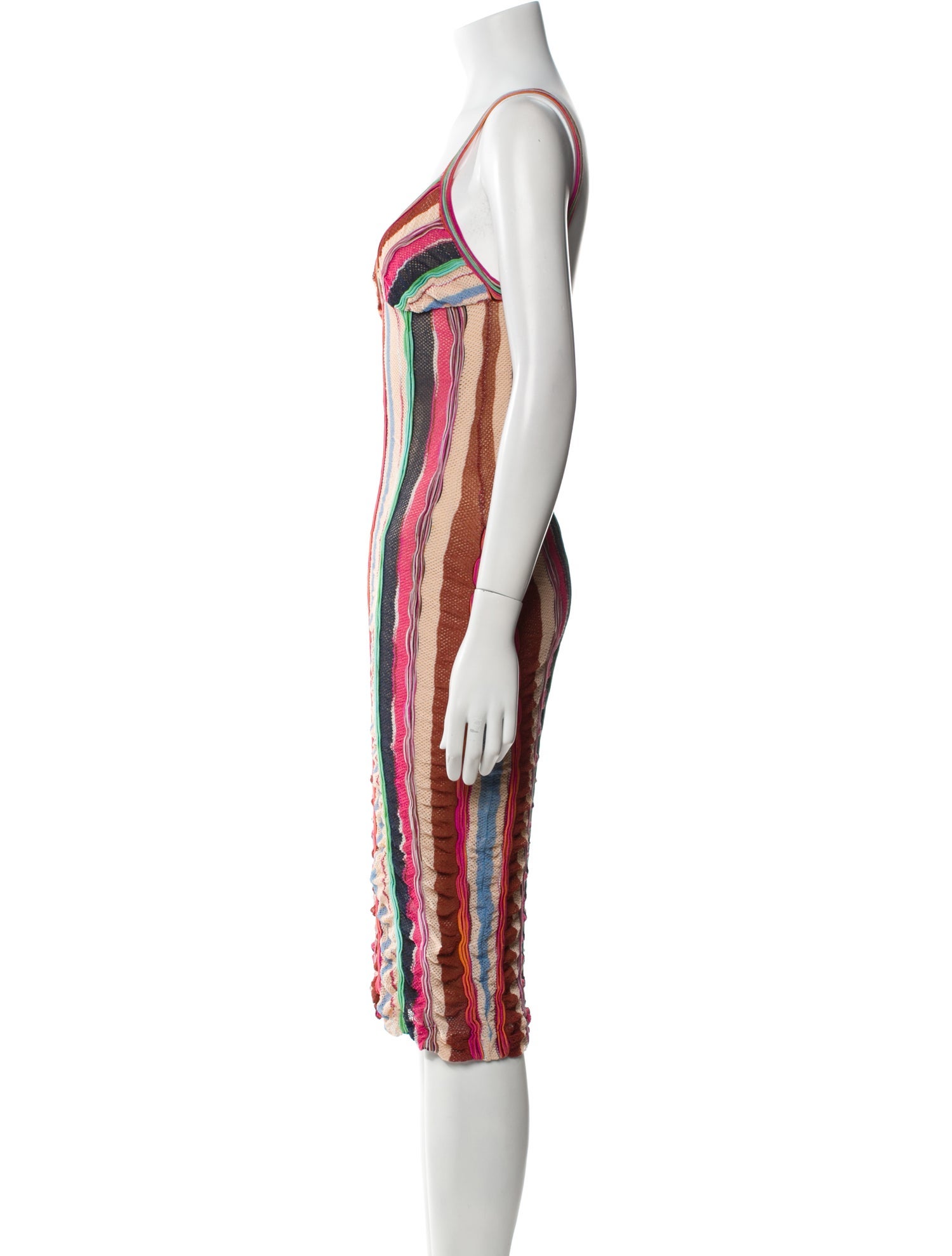 Missoni Striped Midi Length Dress