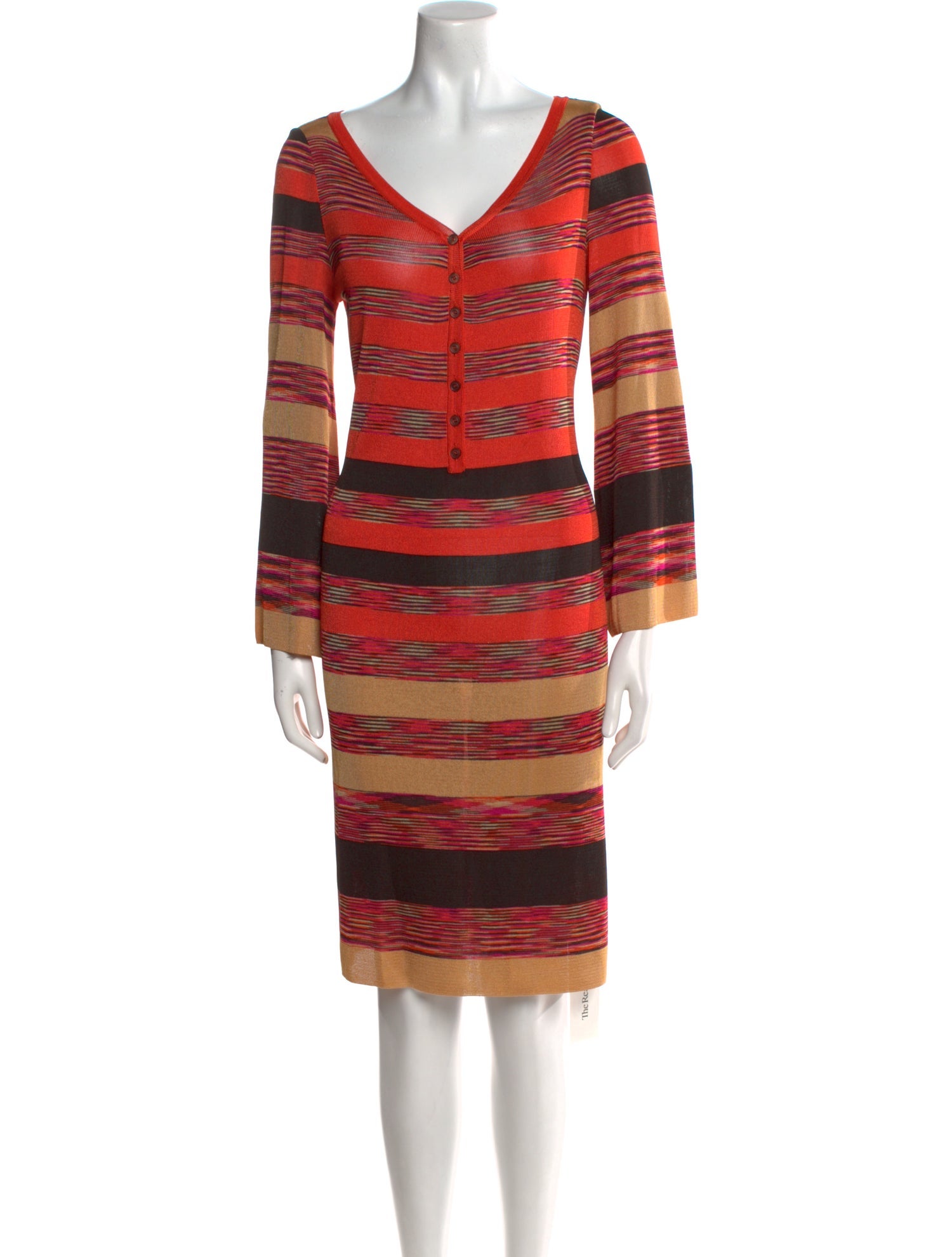 Missoni Striped Knee-Length Dress