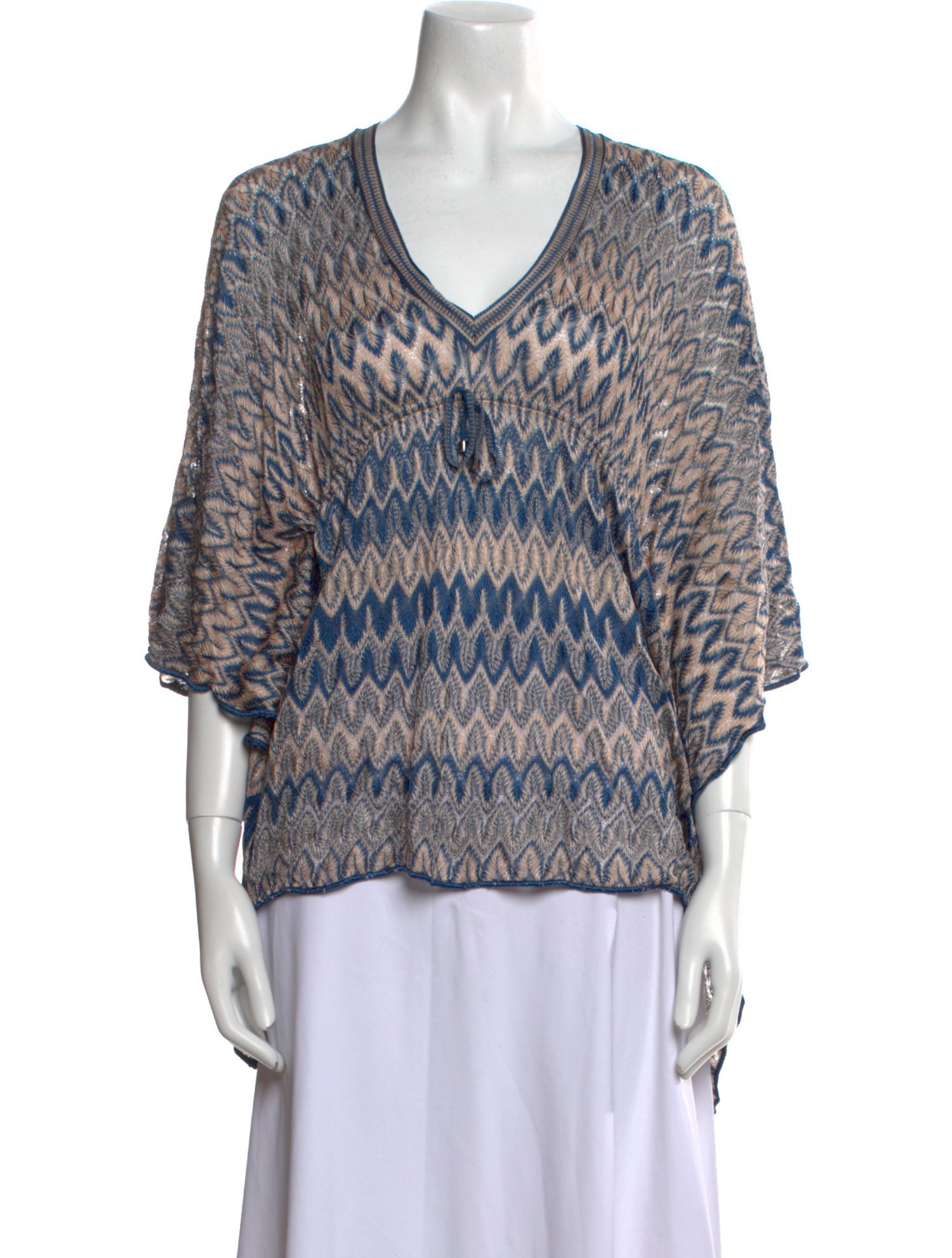 Missoni Printed V-Neck Blouse