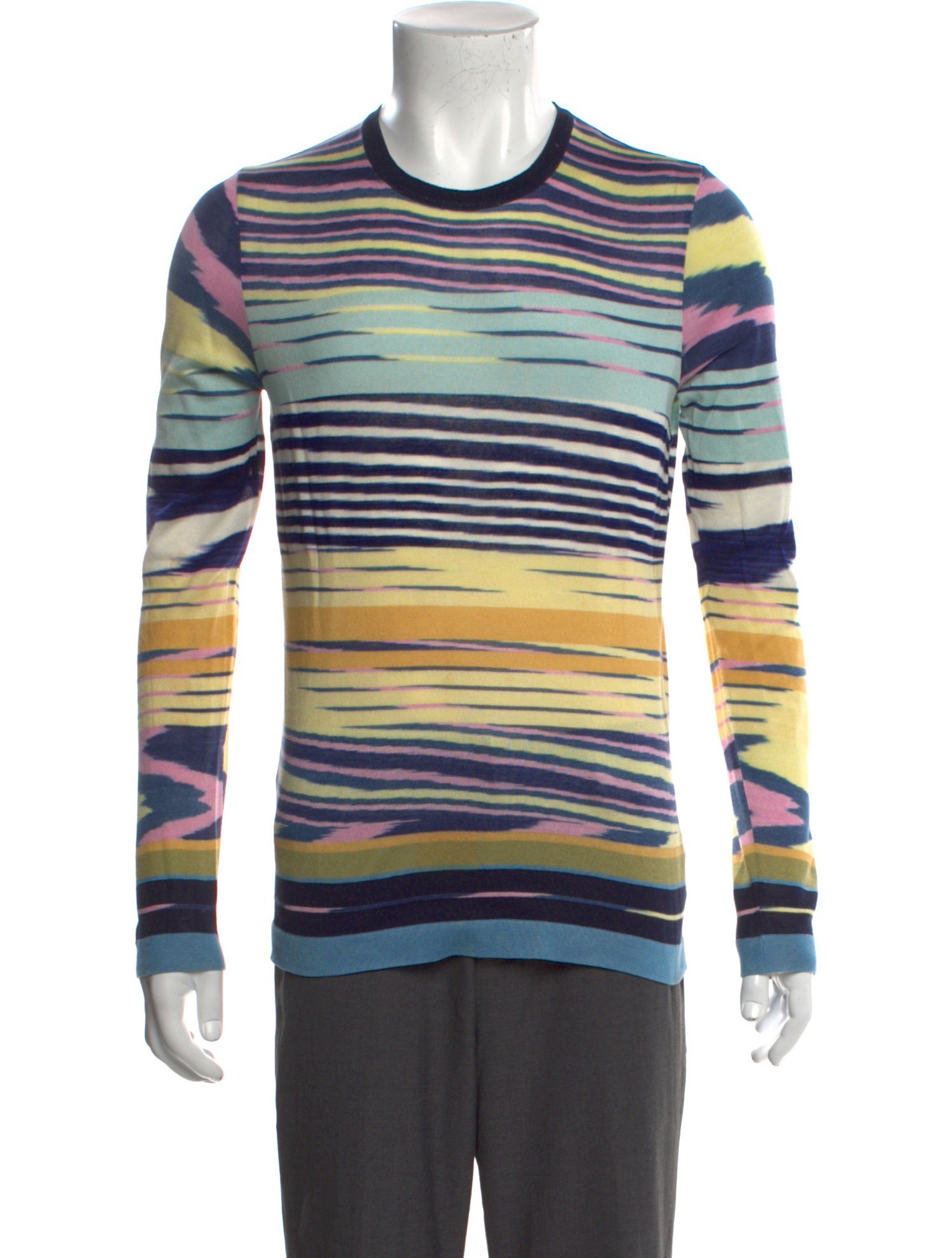 Missoni Striped Crew Neck Pullover